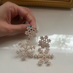 snowflake earrings